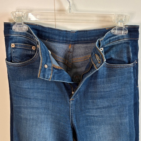 MidHaven Denim LA Classic Flare Denim Jeans with Tuxedo Stripe - Picture 3 of 13